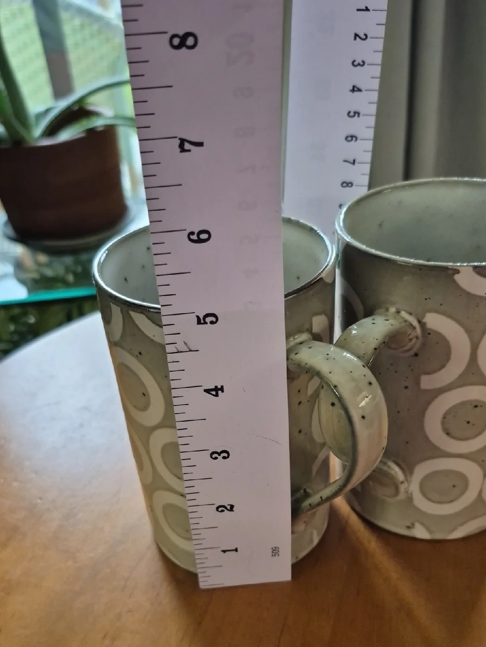 Pier 1 Vintage Ceramic 16oz Mug Set Of